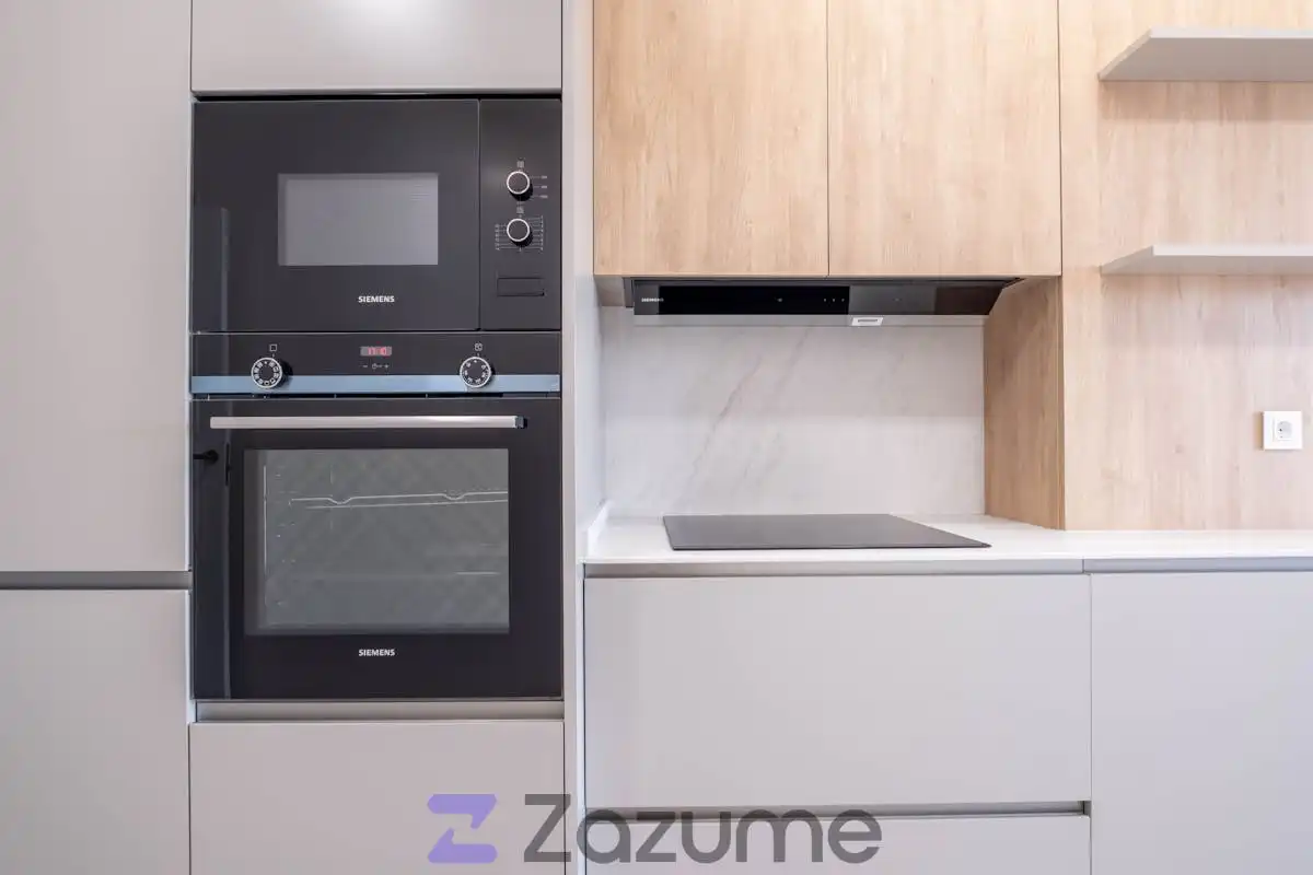 Küche von Wohnung zur Miete in Zaragoza mit Klimaanlage, Heizung und Terrasse