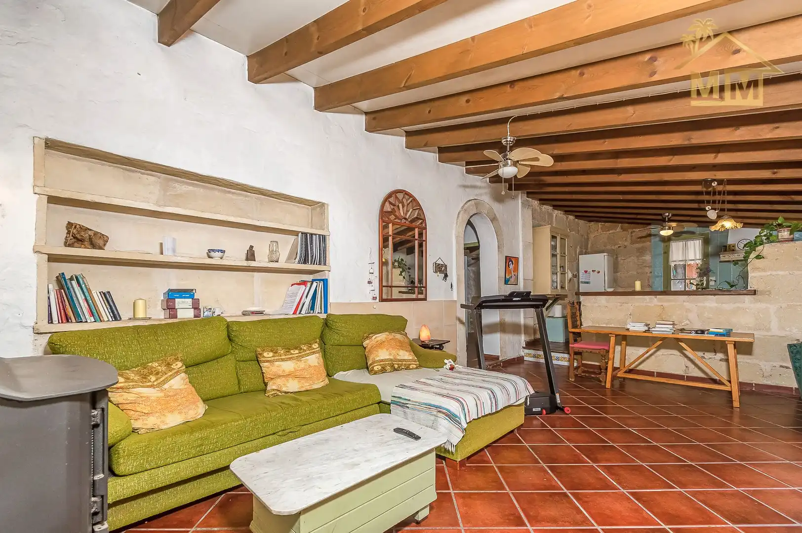 Sala de estar de Casa o chalet en venta en Es Castell con Aire acondicionado, Calefacción y Jardín privado