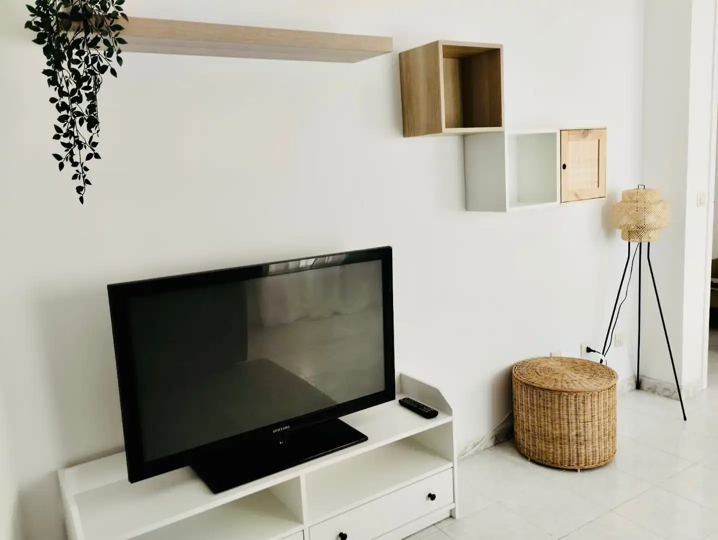 Living room of Flat for sale in Ferrol  with Heating, Storage room and Furnished