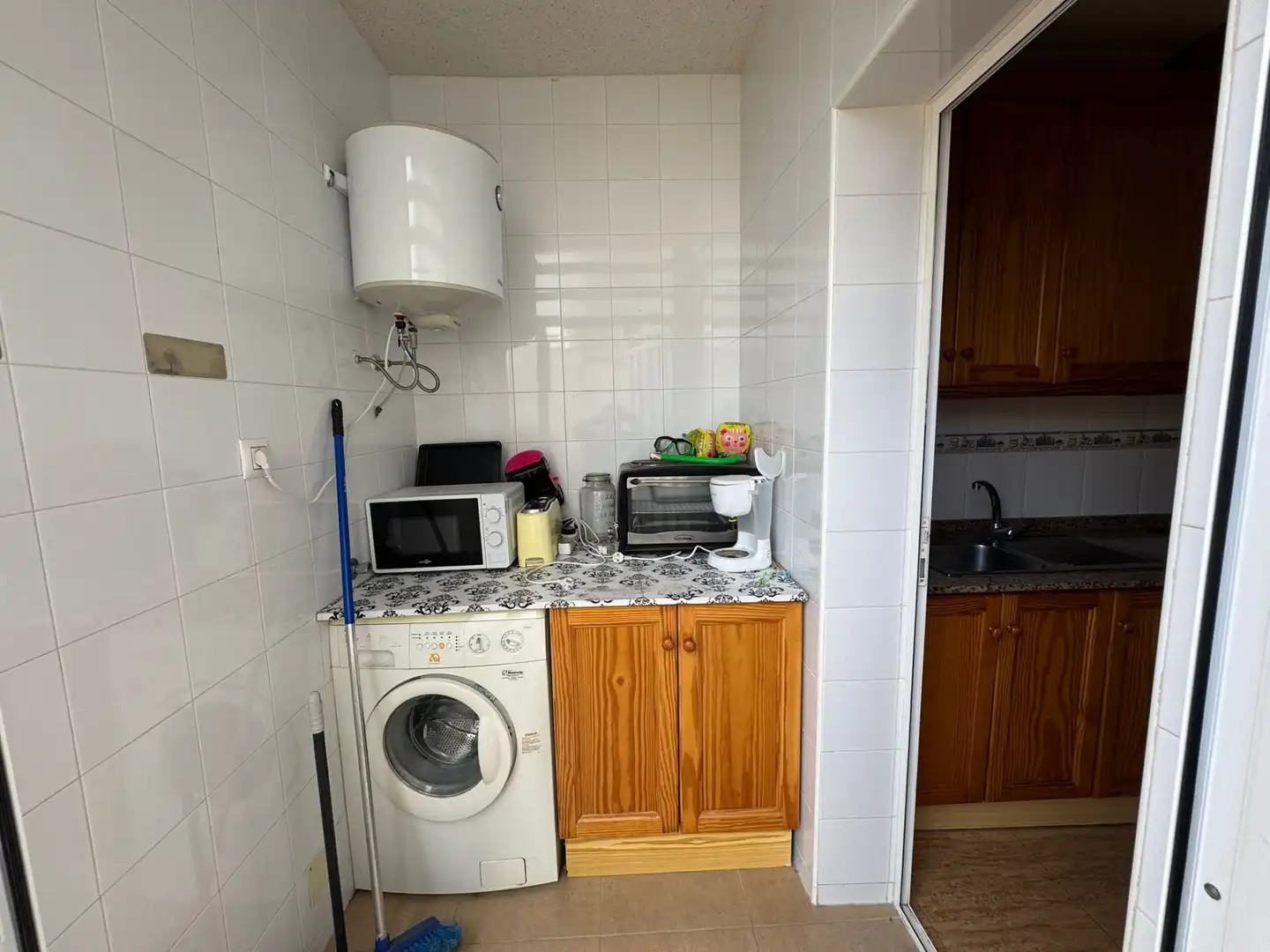 Küche von Wohnungen zum Verkauf in Castalla mit Privatgarten, Terrasse und Möbliert