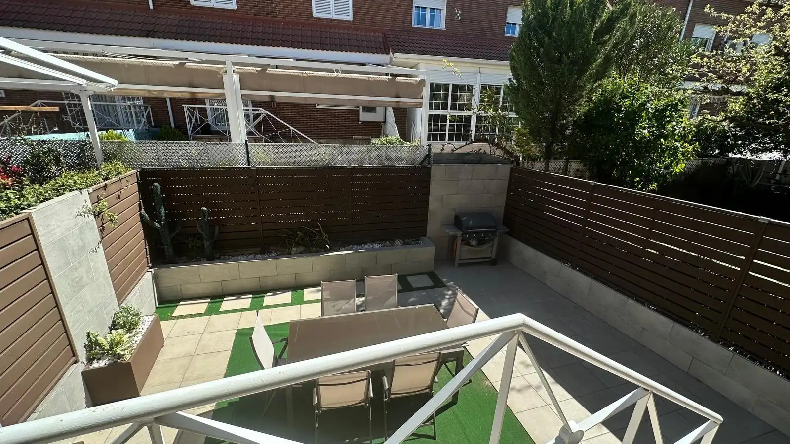 Terrace of Detached homes for rent in Alcorcón  with Air Conditioner, Heating and Private garden