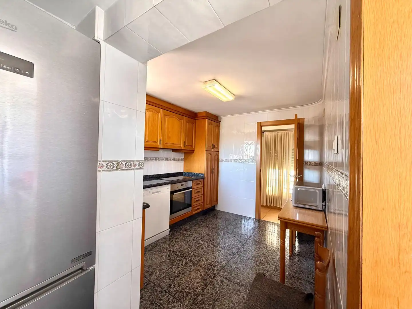 Kitchen of Flat for sale in Benifaió  with Air Conditioner, Storage room and Furnished