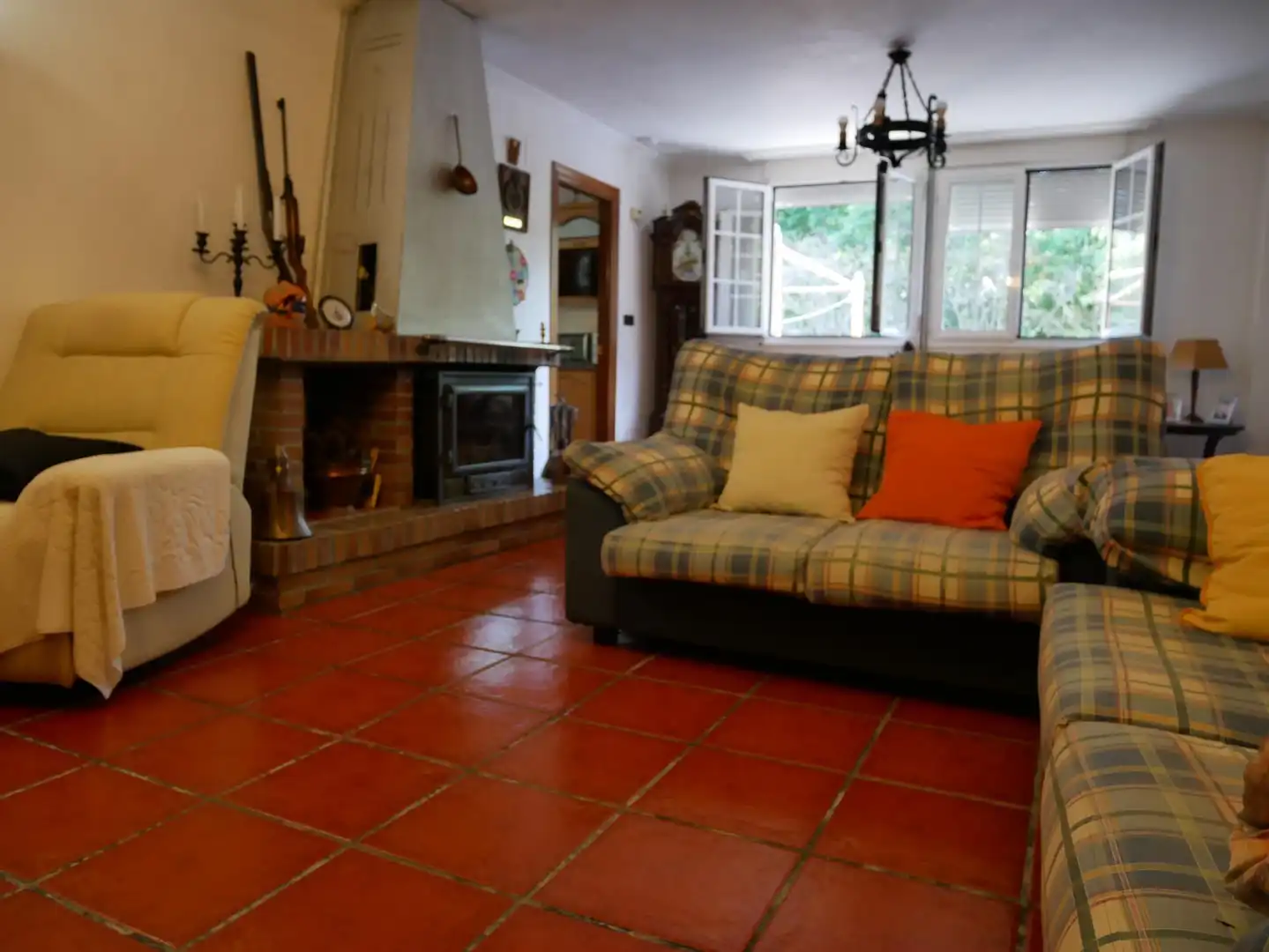 Sala de estar de Casa o chalet en venta en Arrankudiaga / Zollo con Calefacción, Jardín privado y Terraza