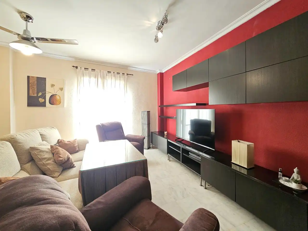 Wohnzimmer von Wohnung zum Verkauf in Alcalá de Guadaira mit Möbliert und Balkon