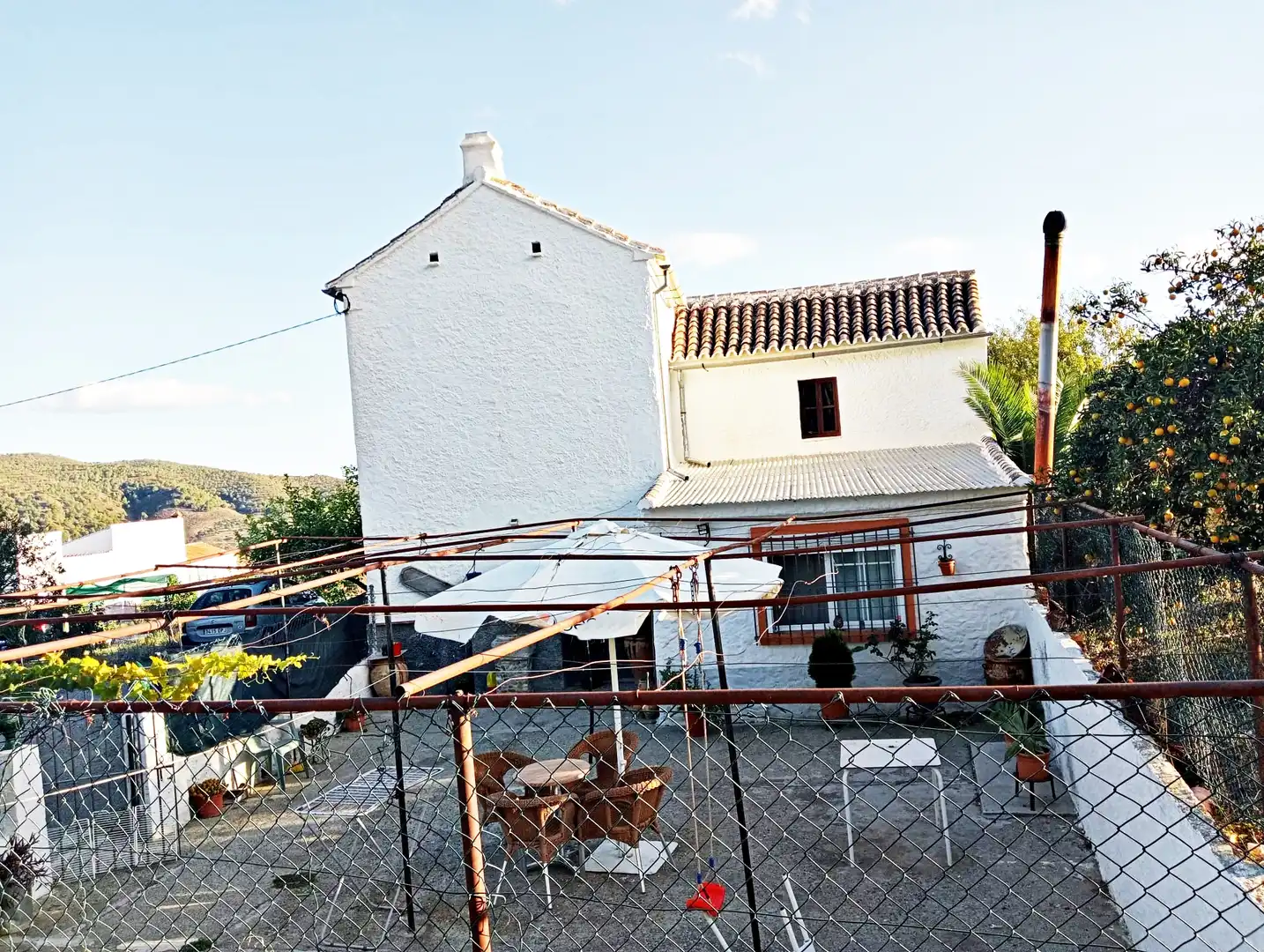 Außenansicht von Country house zum Verkauf in Carratraca mit Privatgarten, Terrasse und Möbliert