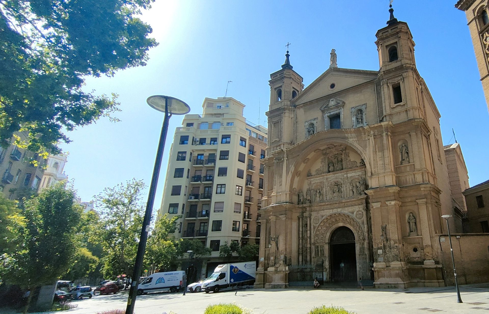 Vista exterior de Pis en venda en  Zaragoza Capital amb Calefacció i Parquet
