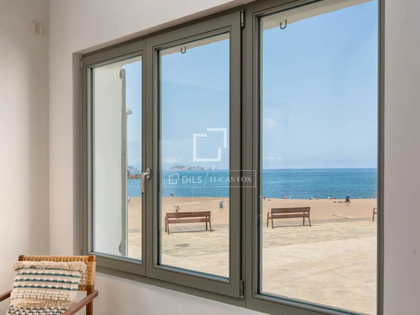Balcony of Houses for sale in Begur  with Air Conditioner and Heating
