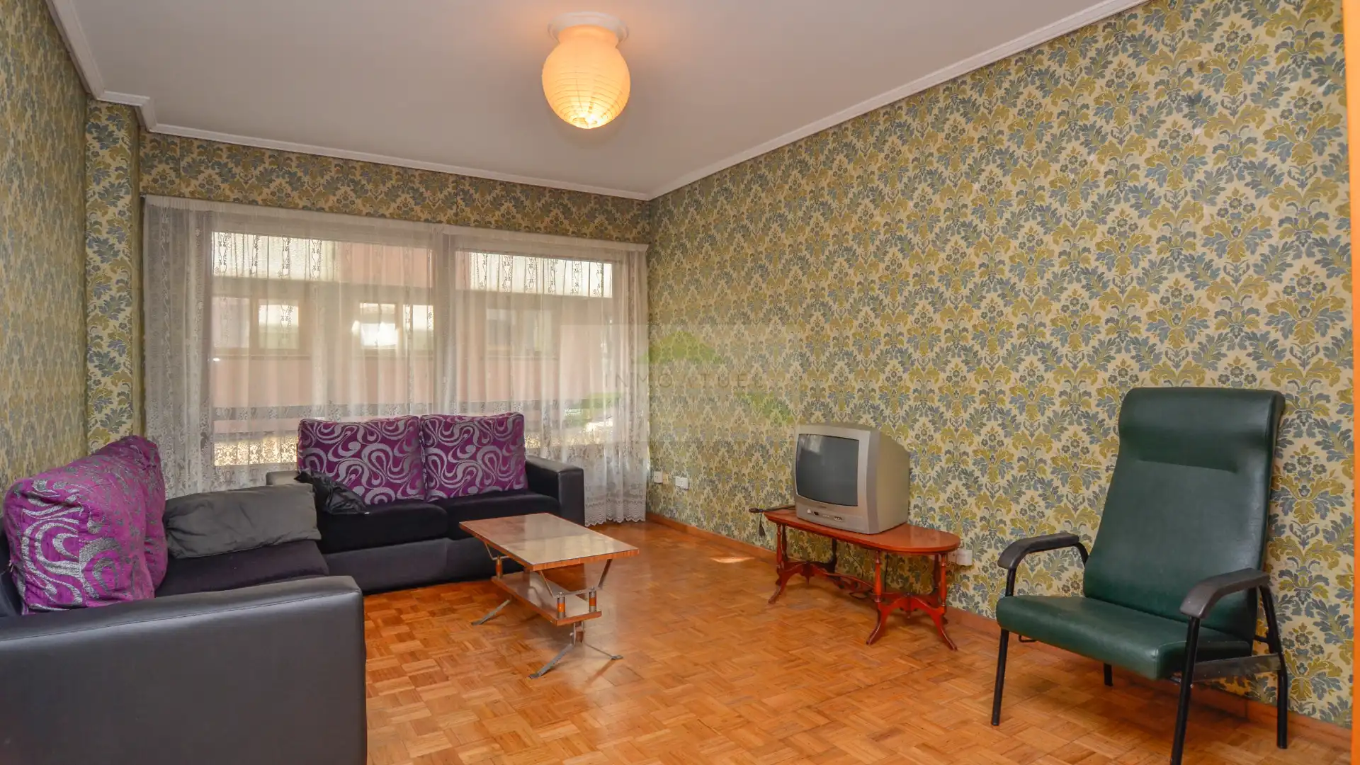 Sala de estar de Piso en venta en A Coruña Capital  con Amueblado y Horno