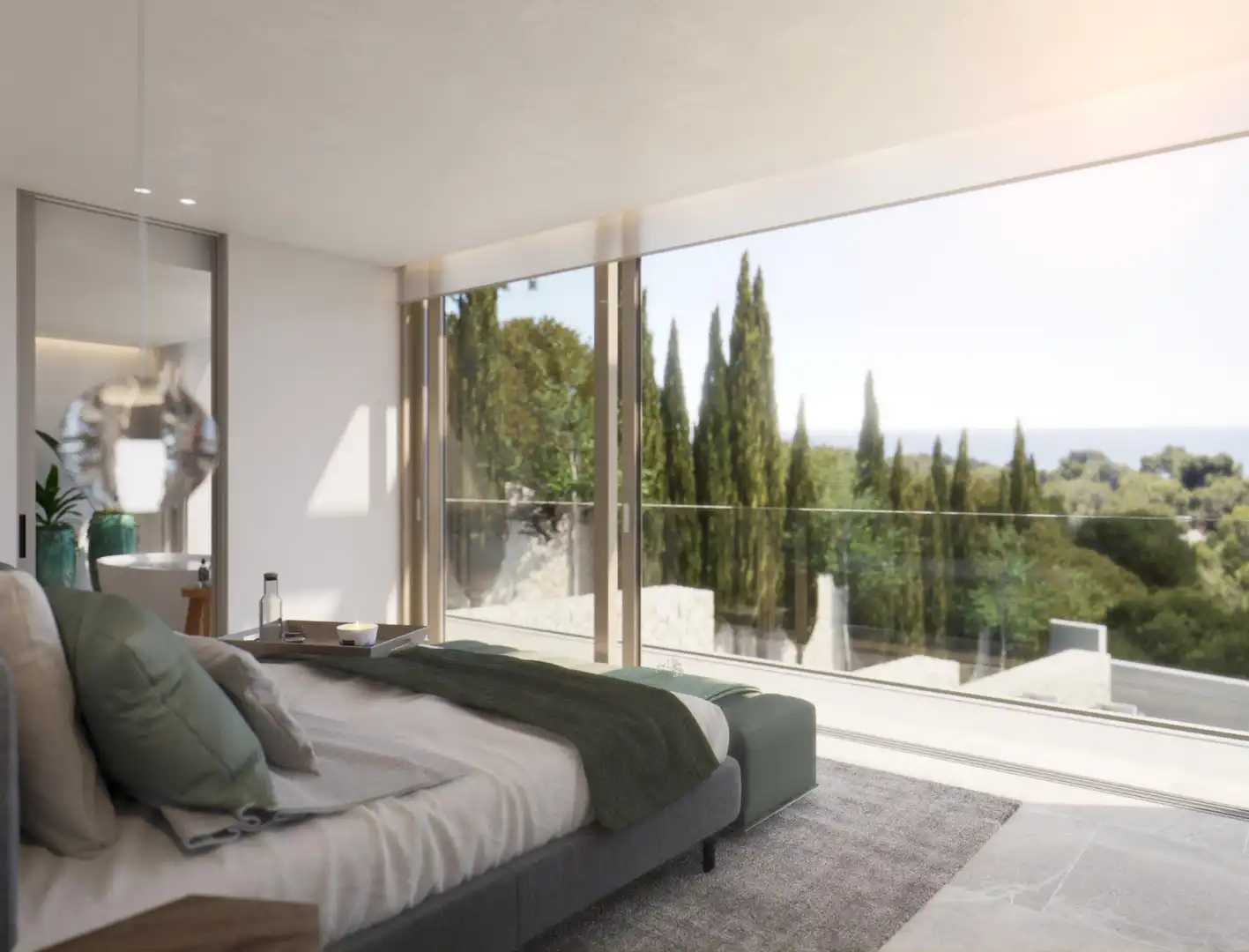 Dormitori de Casa o xalet en venda en Calvià amb Aire condicionat, Jardí privat i Traster