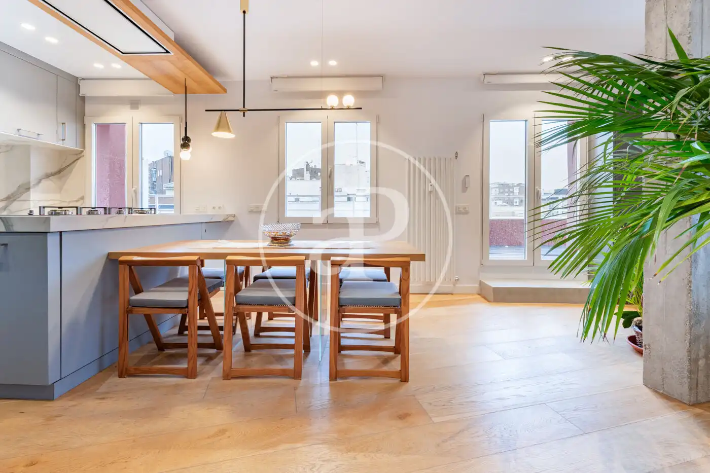Esszimmer von Wohnung zum Verkauf in Madrid mit Klimaanlage, Heizung und Terrasse