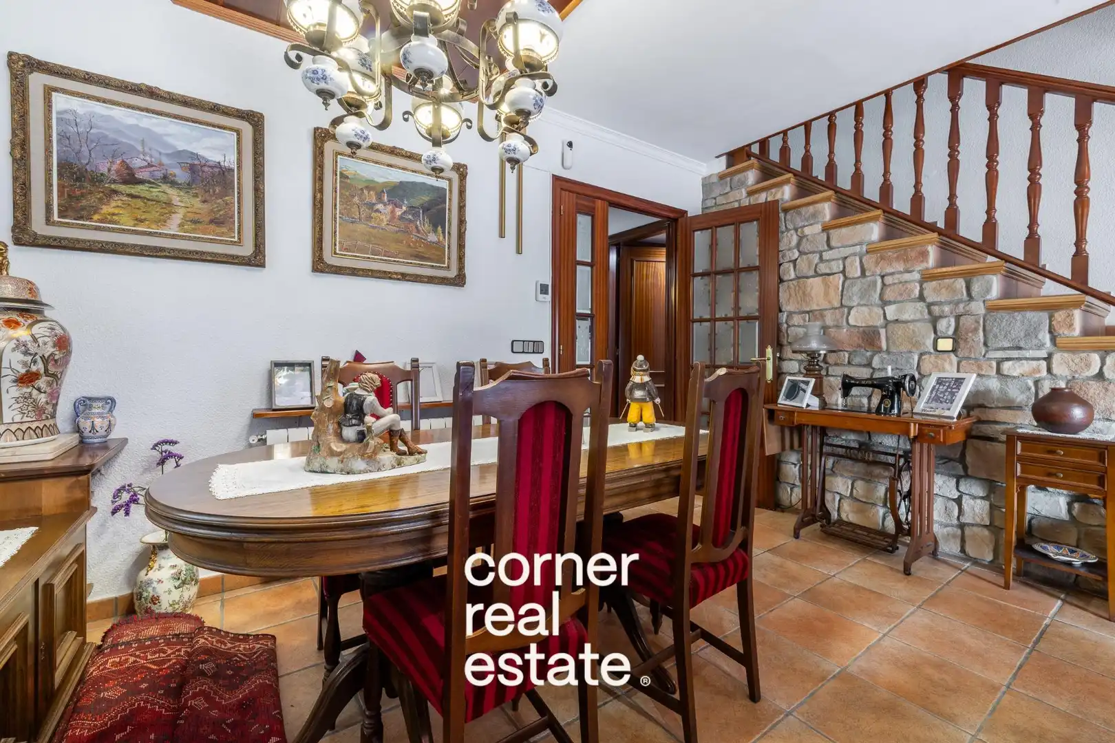 Dining room of Detached homes for sale in Ripollet  with Air Conditioner, Heating and Private garden