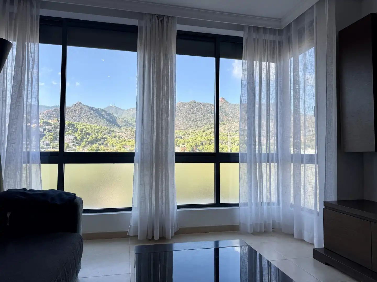 Wohnzimmer von Wohnung zum Verkauf in Benicasim / Benicàssim mit Klimaanlage, Möbliert und Ofen