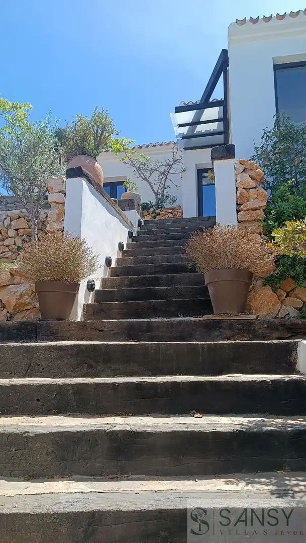 Exterior view of Houses for sale in Jávea / Xàbia  with Air Conditioner, Heating and Storage room