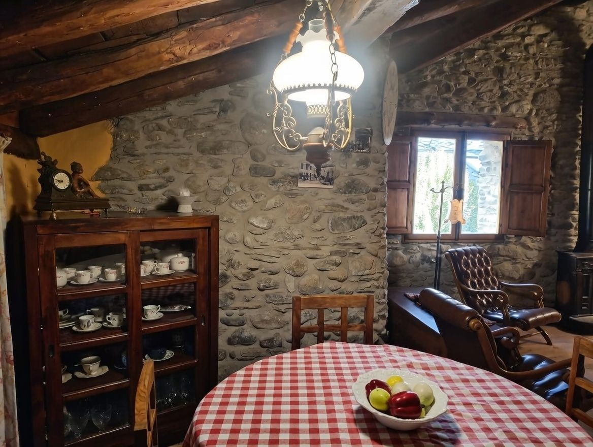 Dining room of Country house for sale in Benasque  with Heating and Storage room