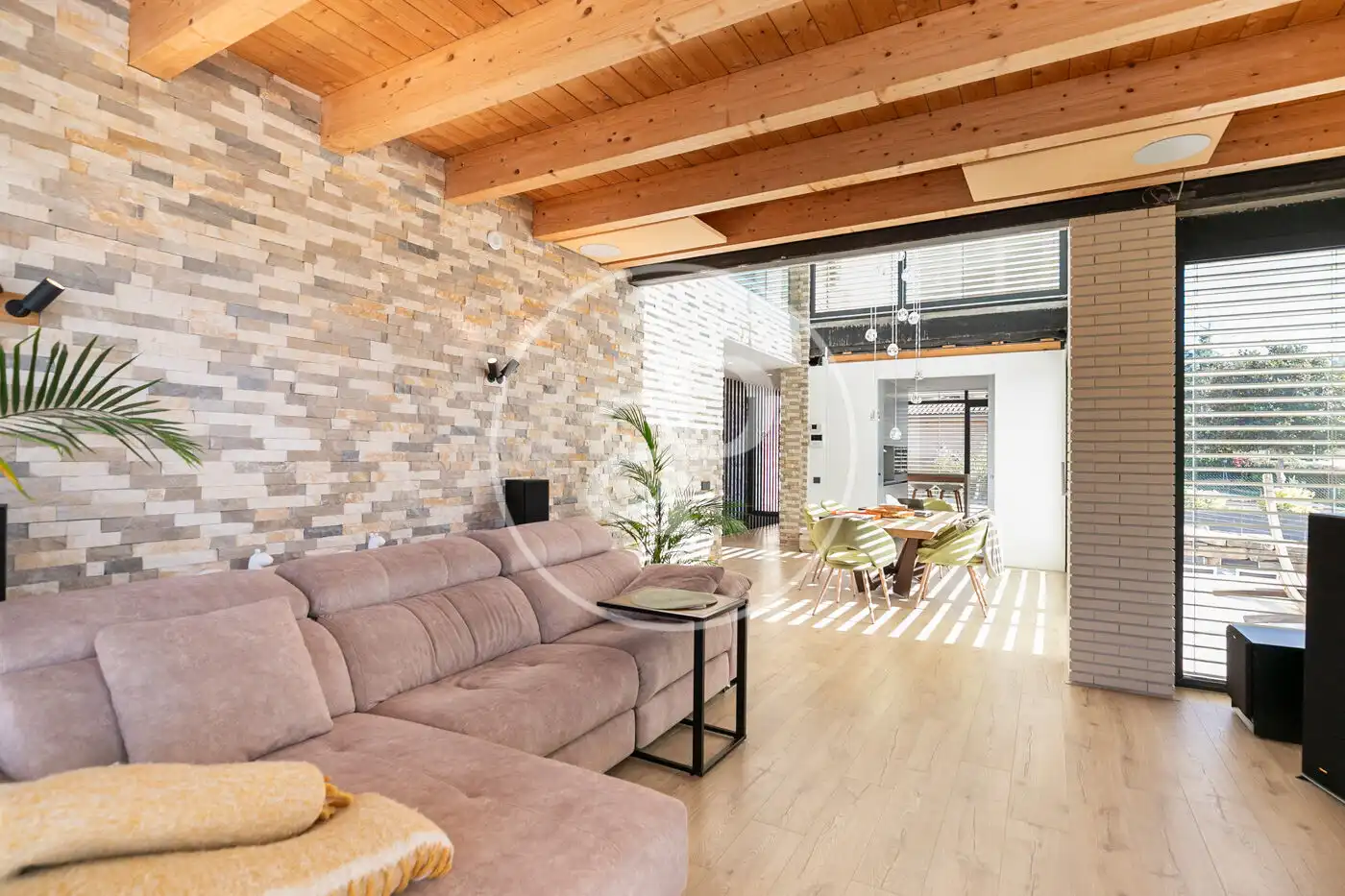 Living room of Houses for sale in Begues  with Air Conditioner, Heating and Private garden
