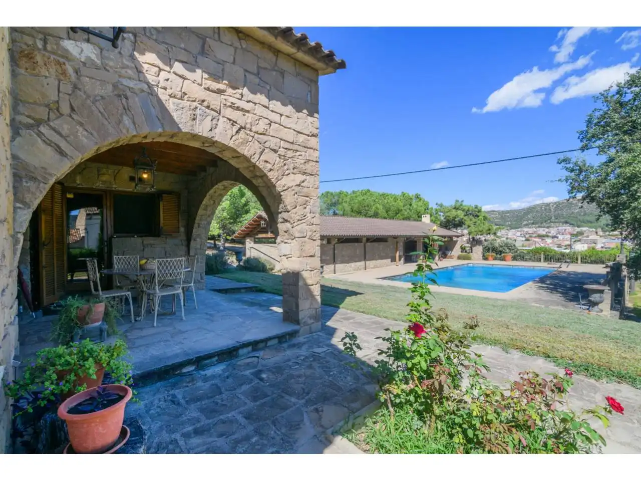 Garten von Haus oder Chalet zum Verkauf in Sant Vicenç de Castellet mit Klimaanlage, Heizung und Privatgarten
