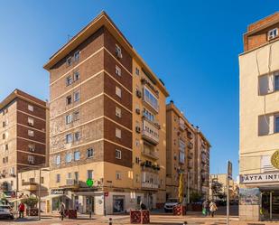 Exterior view of Flat for sale in  Madrid Capital  with Heating, Private garden and Parquet flooring