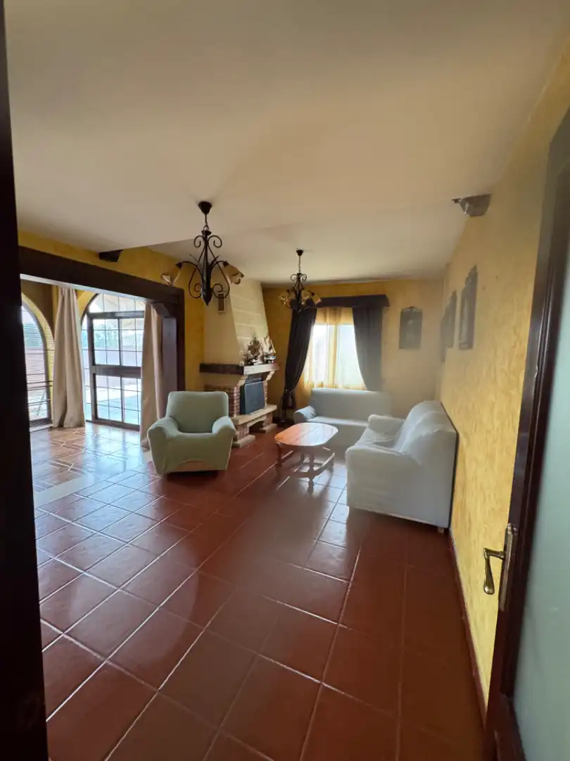 Living room of Detached homes for sale in Sanlúcar de Barrameda  with Air Conditioner, Heating and Private garden
