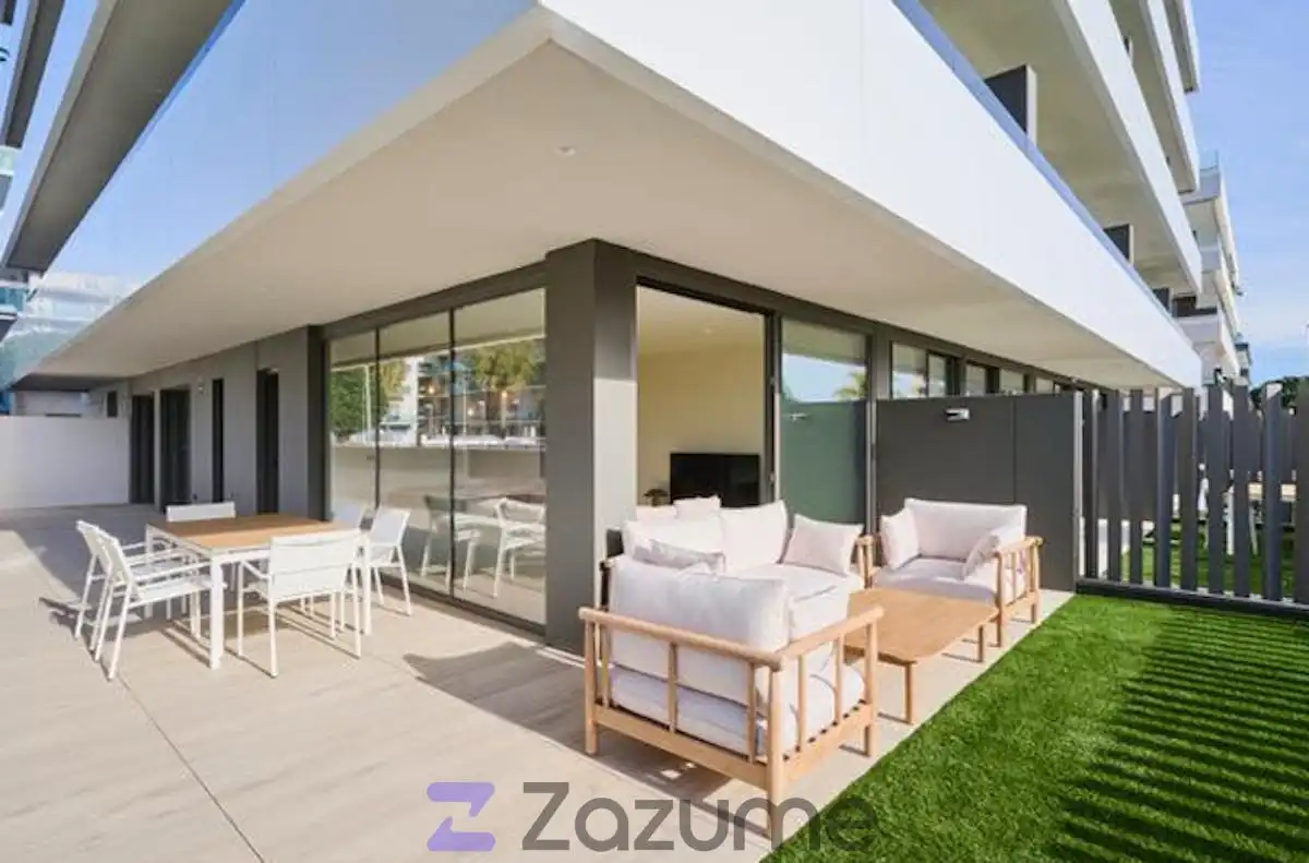 Terrace of Flat for rent in Cambrils  with Air Conditioner, Heating and Private garden
