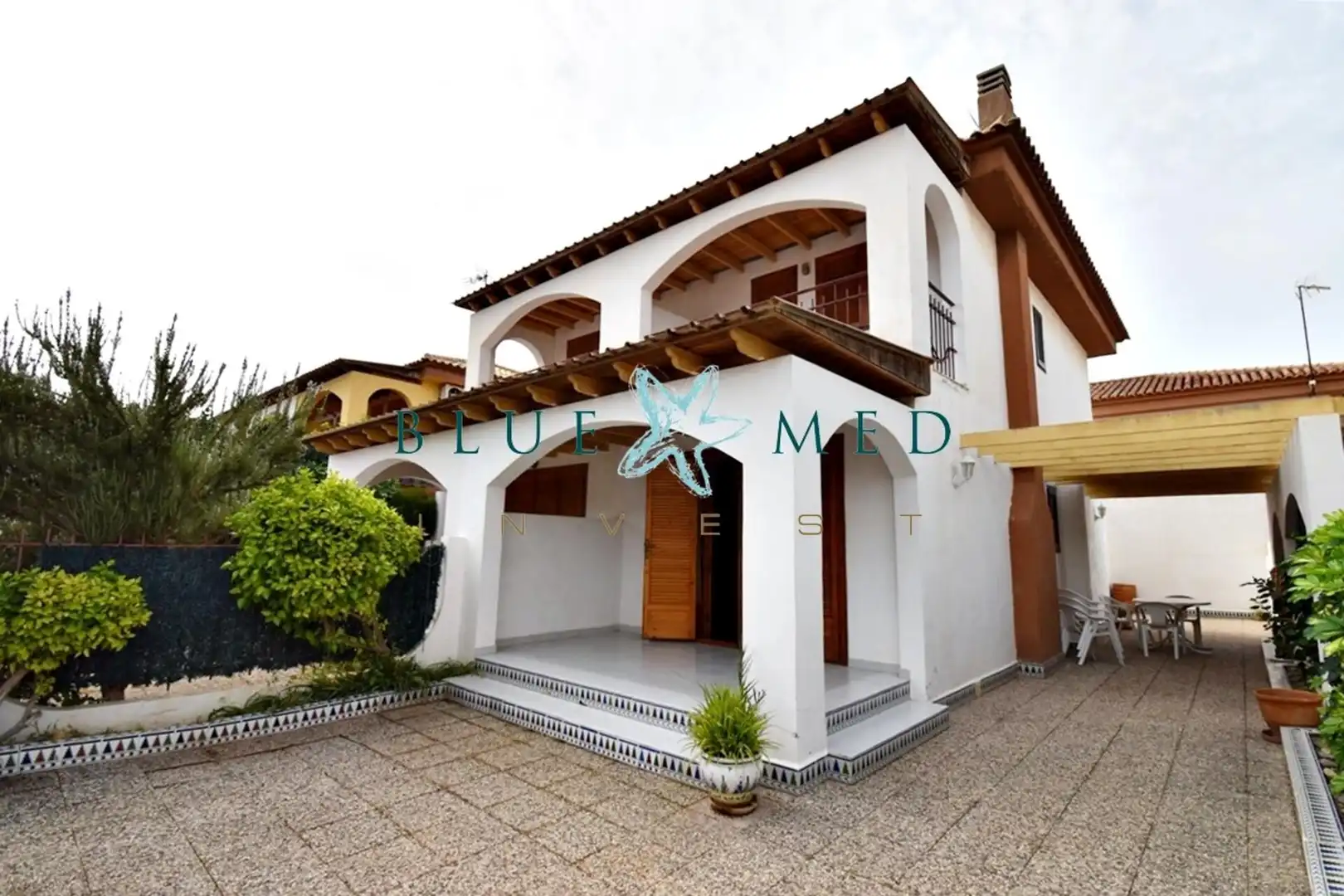 Vista exterior de Dúplex en venta en Mazarrón con Jardín privado, Terraza y Amueblado