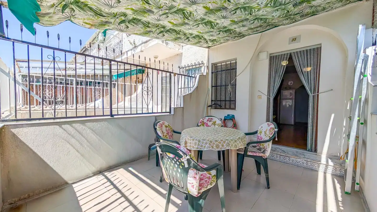 Terrassa de Casa adosada en venda en Santa Pola amb Aire condicionat, Jardí privat i Terrassa