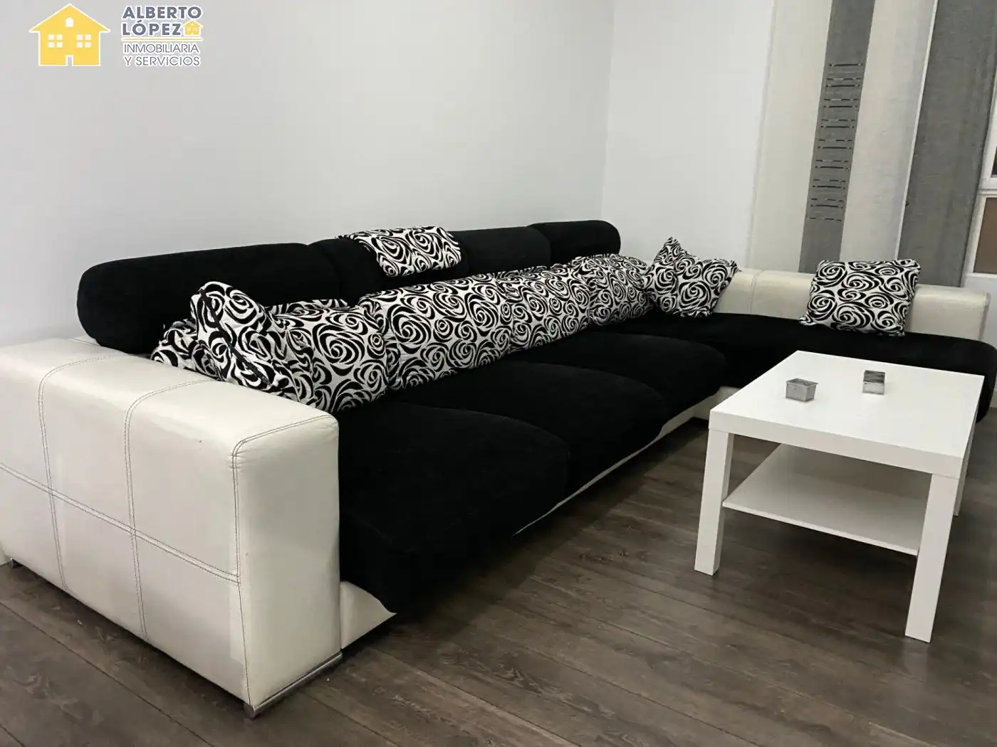Sala d'estar de Pis de lloguer en Elche / Elx amb Aire condicionat, Calefacció i Moblat