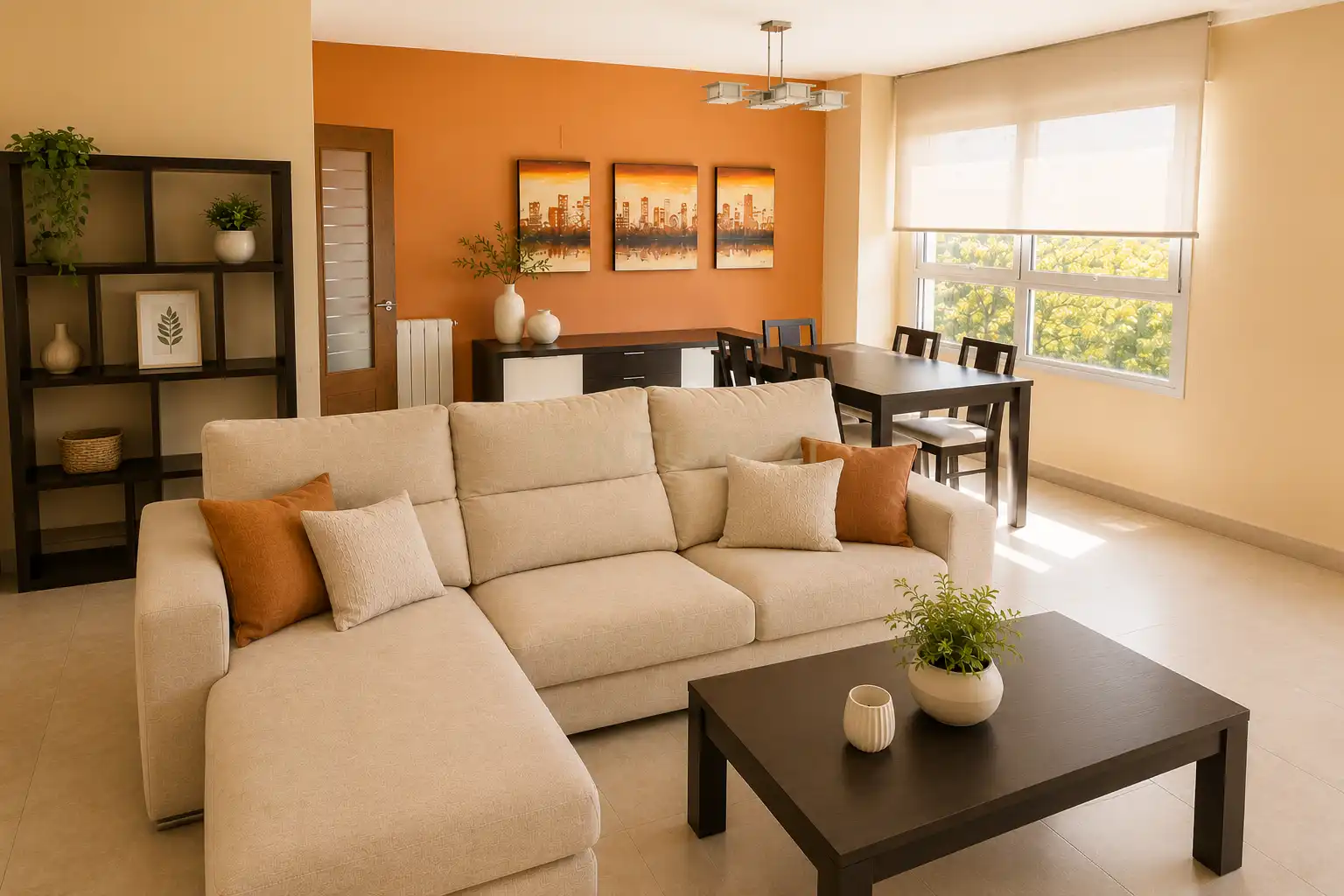Sala de estar de Apartamento en venta en Burjassot con Aire acondicionado y Trastero