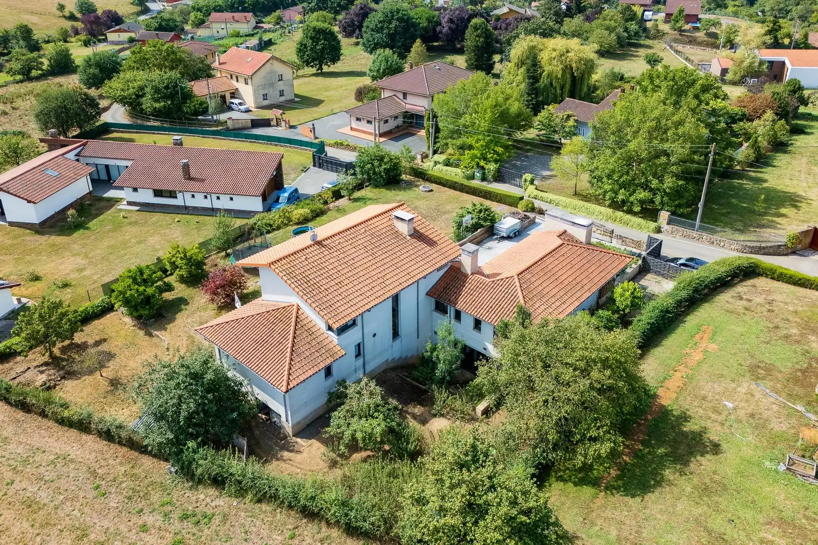 Vista exterior de Casa o chalet en venta en Llanera con Calefacción, Jardín privado y Terraza