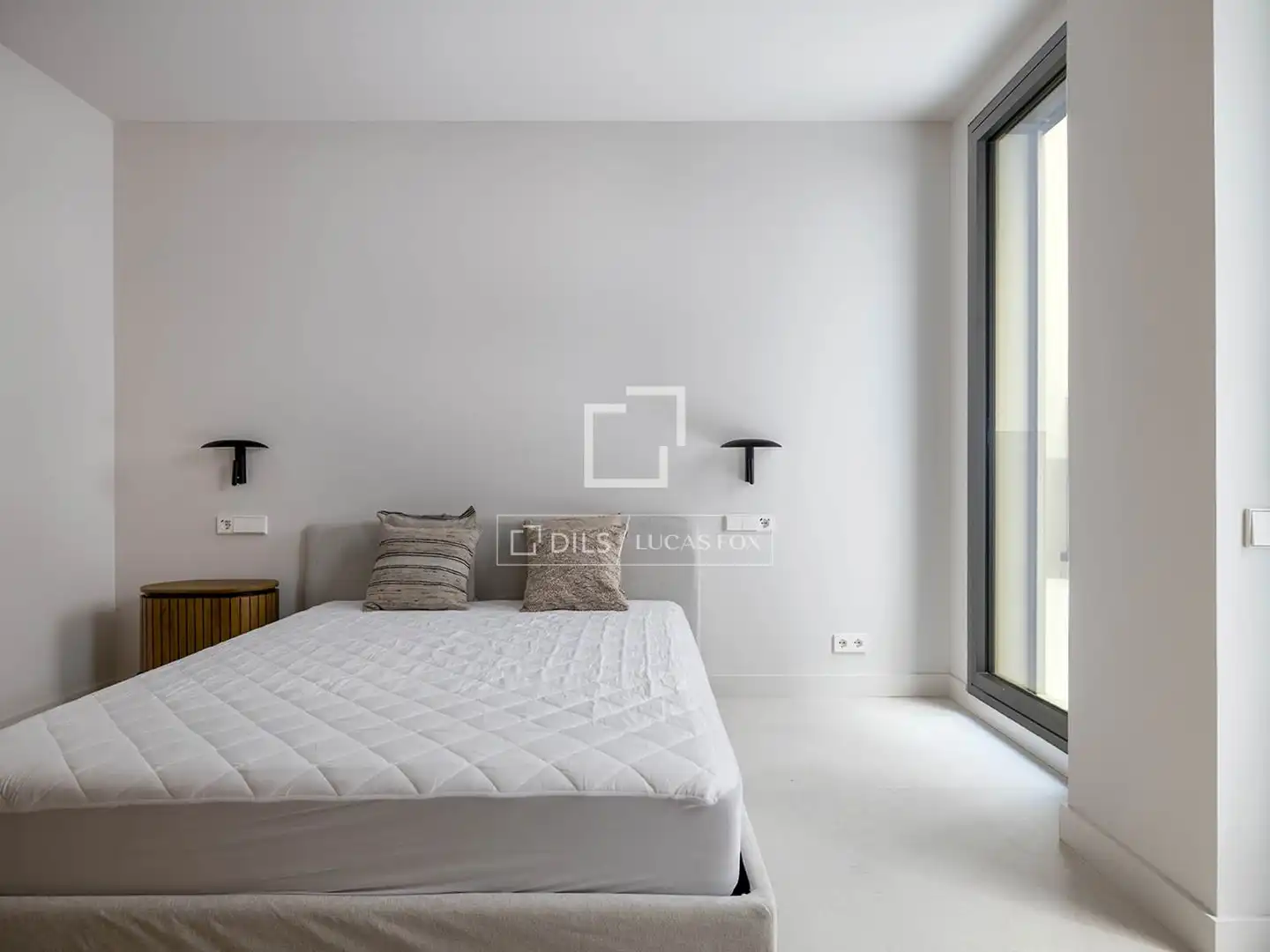 Schlafzimmer von Wohnung zur Miete in Barcelona mit Klimaanlage, Terrasse und Möbliert