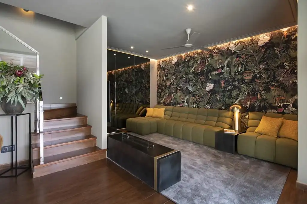 Living room of Houses for sale in Sant Pere de Ribes  with Air Conditioner, Heating and Private garden