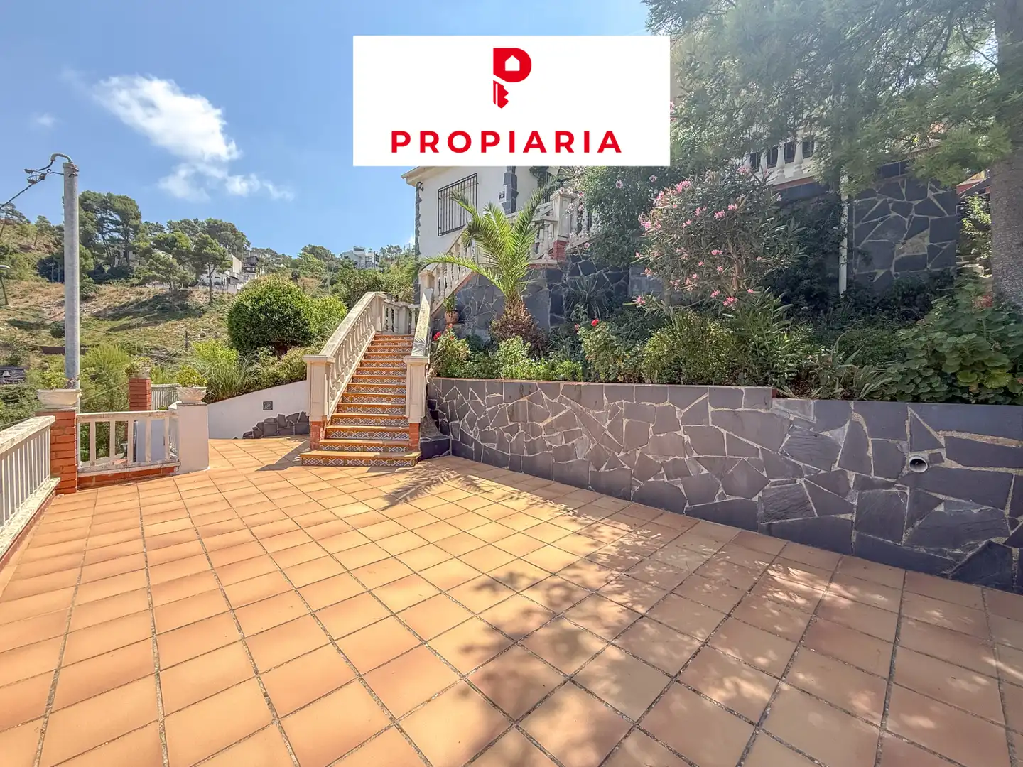 Vista exterior de Casa o chalet en venta en Vallirana con Calefacción, Jardín privado y Terraza