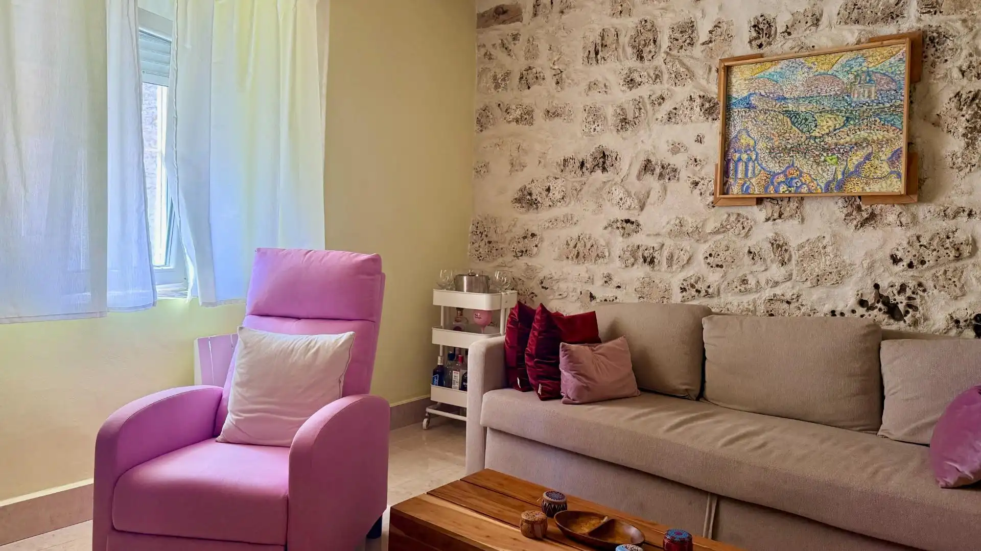 Sala de estar de Casa o chalet en venta en Cozuelos de Fuentidueña con Alarma