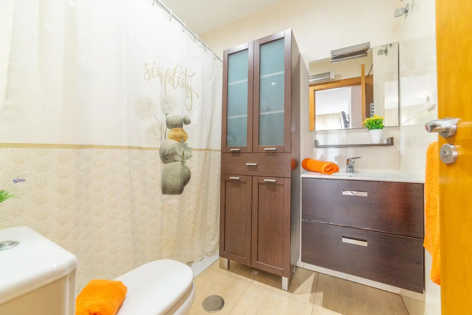 Bany de Apartament en venda en San Javier amb Aire condicionat, Moblat i Balcó
