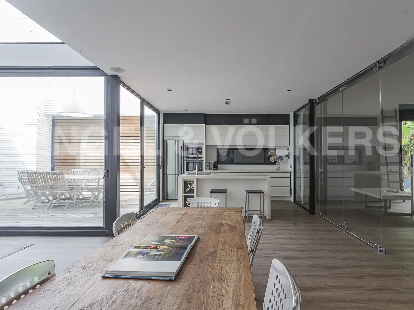 Cocina de Loft en venta en Barcelona con Aire acondicionado, Calefacción y Jardín privado