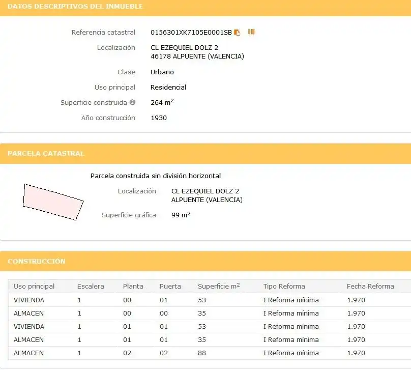 Jardín de Casa o chalet en venta en Alpuente
