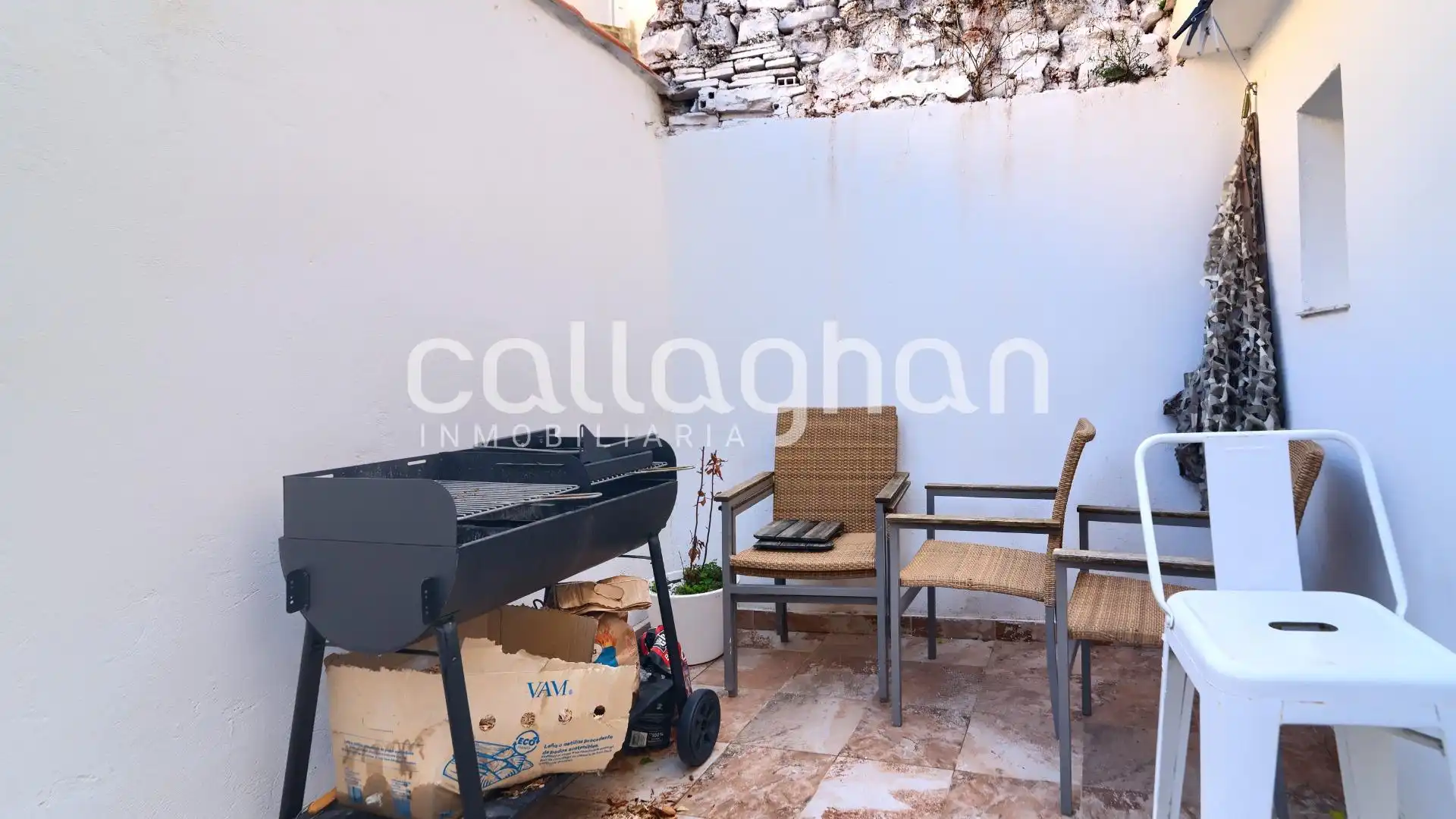 Terrassa de Casa adosada en venda en Náquera amb Aire condicionat, Jardí privat i Terrassa