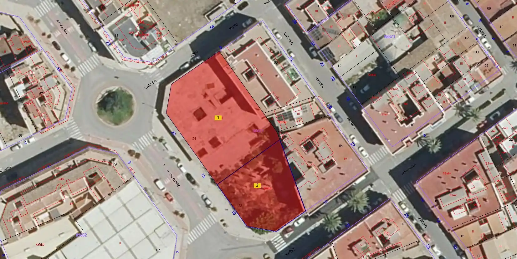 Vista exterior de Edificio en venta en L'Alcúdia de Crespins