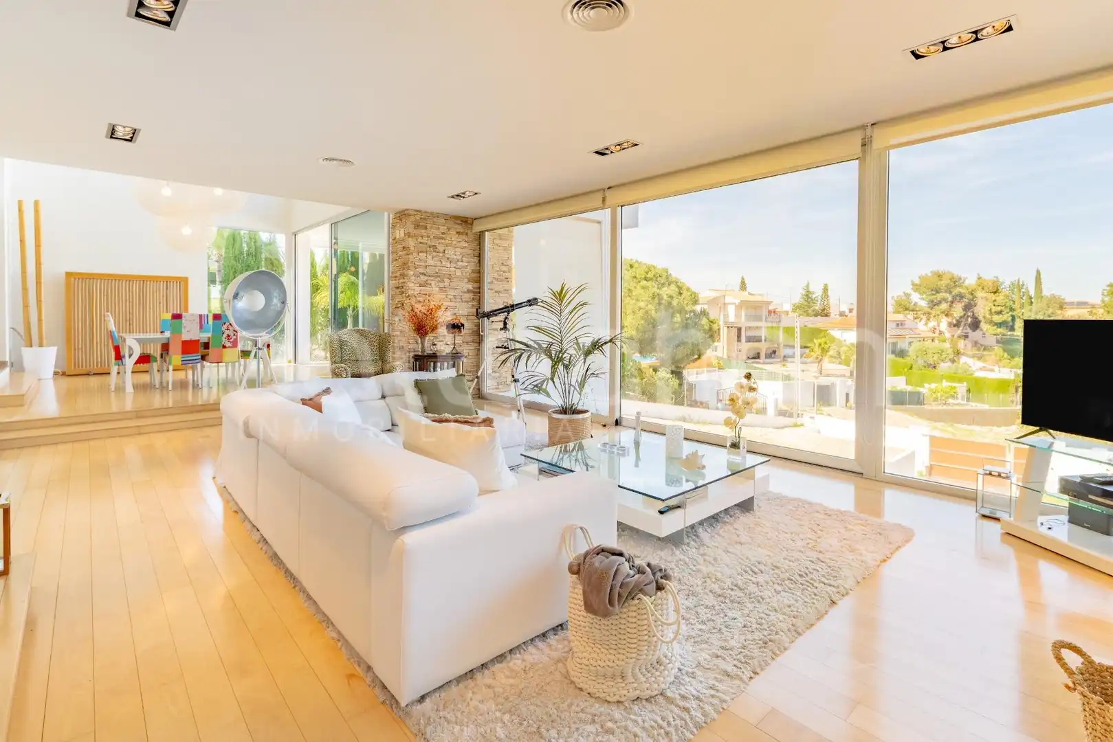 Sala de estar de Casa o chalet en venta en Chiva con Aire acondicionado, Calefacción y Jardín privado