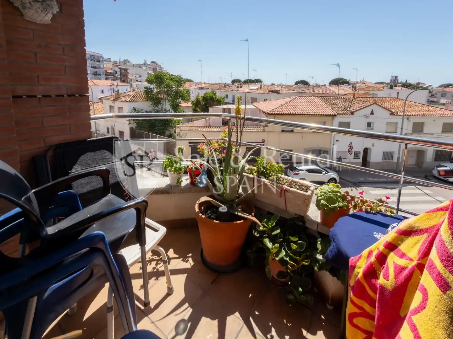 Terrasse von Wohnung zum Verkauf in Blanes mit Klimaanlage und Heizung