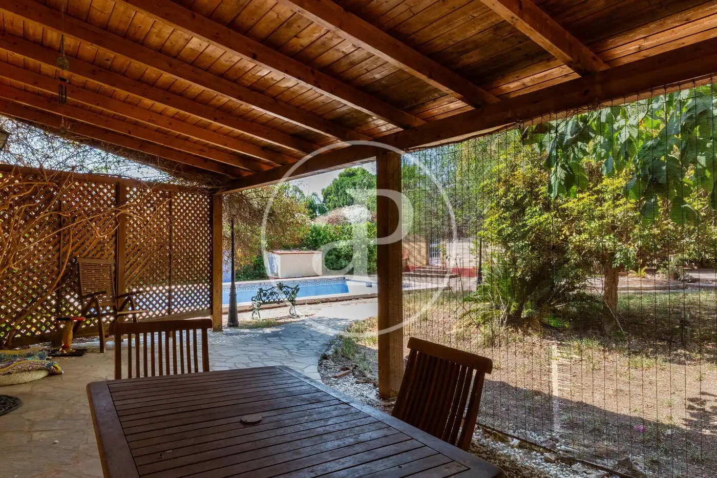 Terraza de Casa o chalet en venta en Paterna con Aire acondicionado, Calefacción y Jardín privado