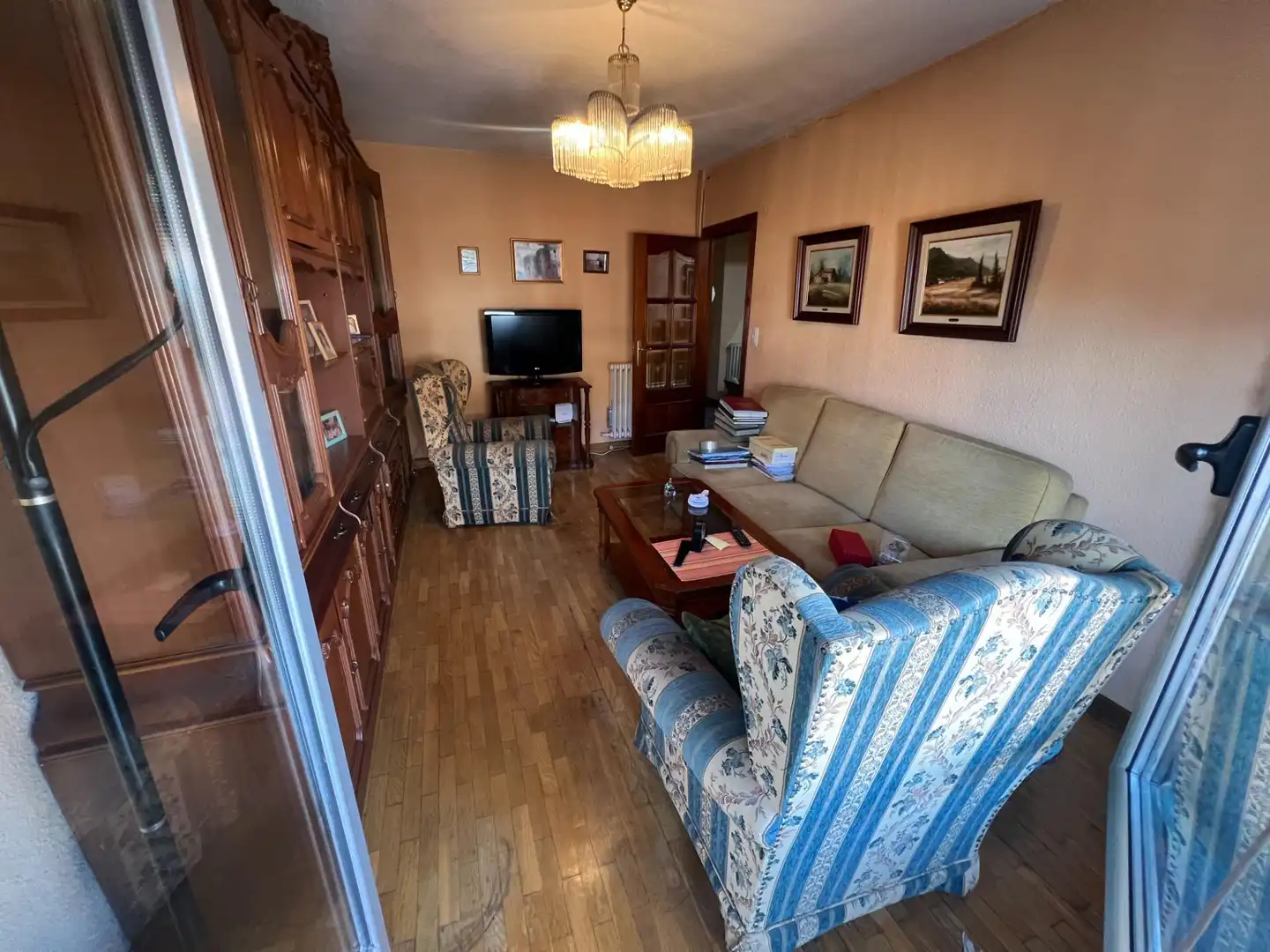 Sala de estar de Piso en venta en San Andrés del Rabanedo con Calefacción y Terraza