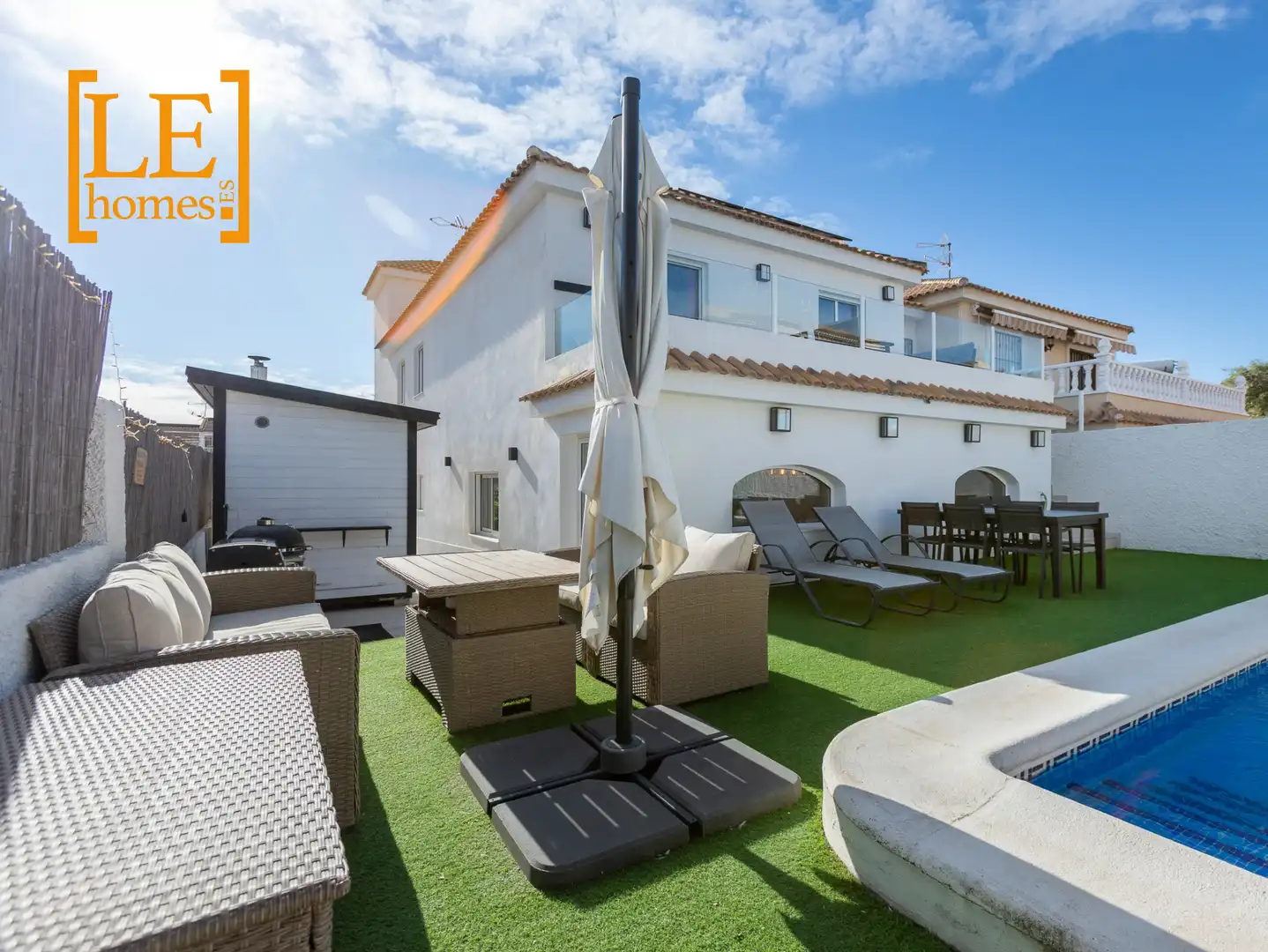 Terraza de Casa o chalet en venta en Torrevieja con Aire acondicionado, Calefacción y Jardín privado