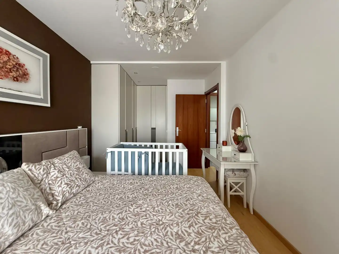 Bedroom of Flat for sale in Tudela  with Air Conditioner, Heating and Parquet flooring
