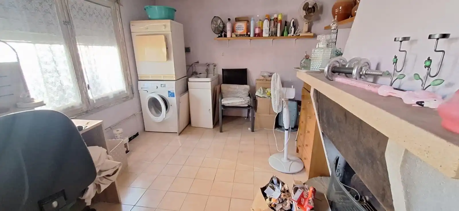 Cuina de Casa o xalet en venda en Sabadell amb Aire condicionat, Jardí privat i Terrassa