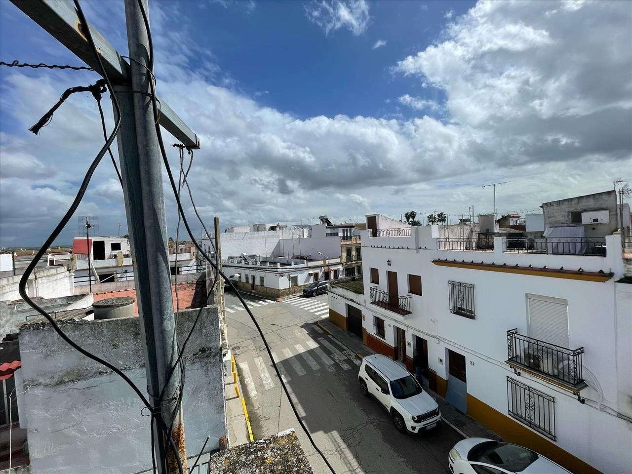 Vista exterior de Pis en venda en Villaverde del Río amb Terrassa
