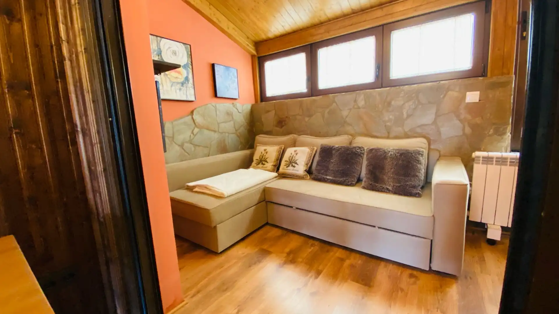 Sala de estar de Casa o chalet en venta en Valdelinares con Trastero, Amueblado y Balcón