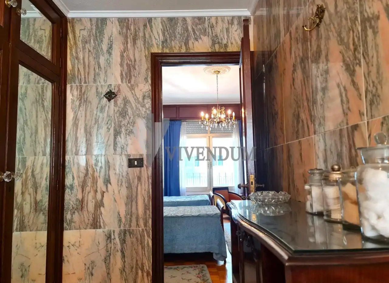 Bedroom of Flat for sale in Vigo   with Heating, Parquet flooring and Terrace