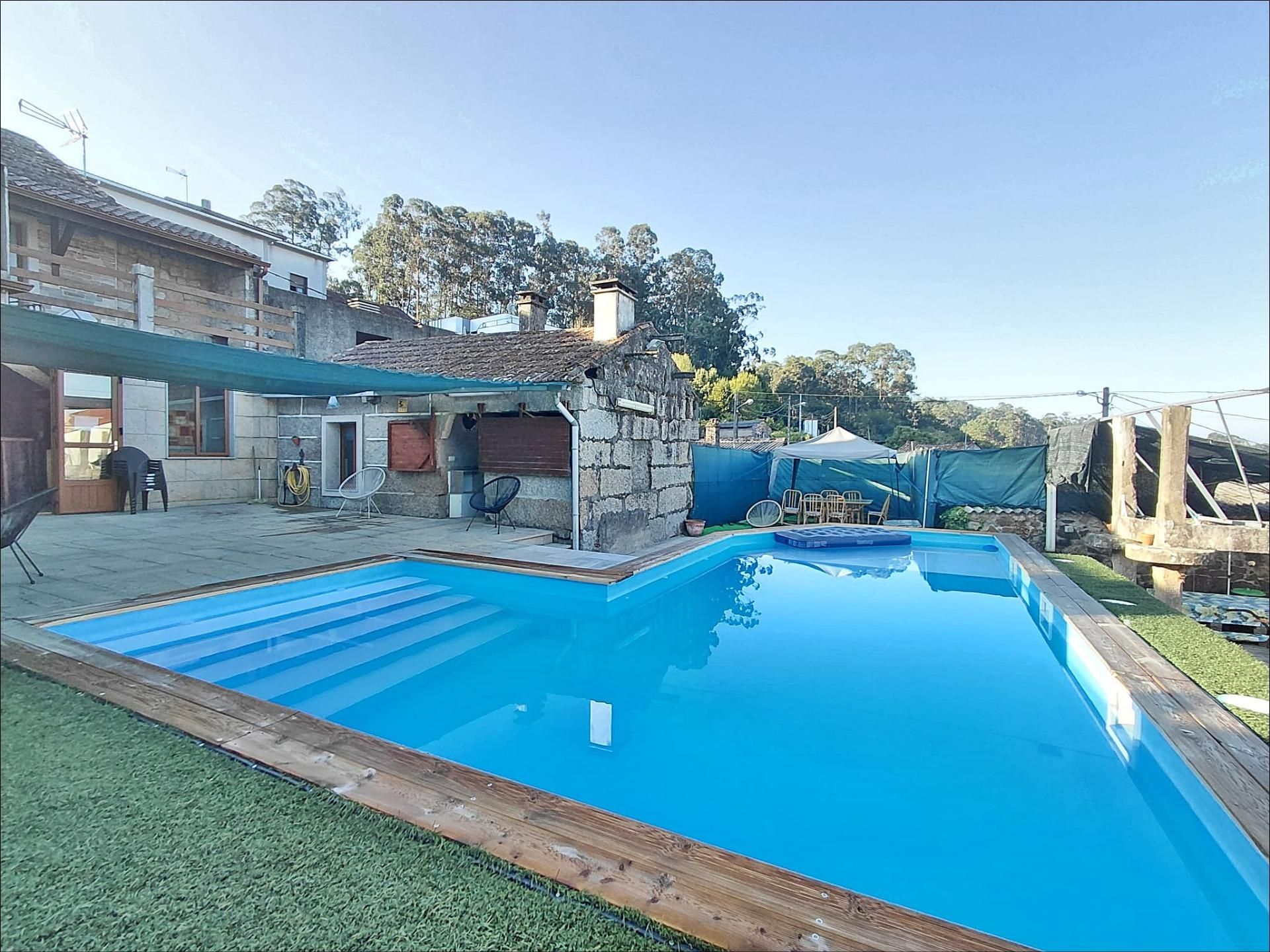 Piscina de Finca rústica en venta en Vilagarcía de Arousa con Jardín privado, Terraza y Trastero