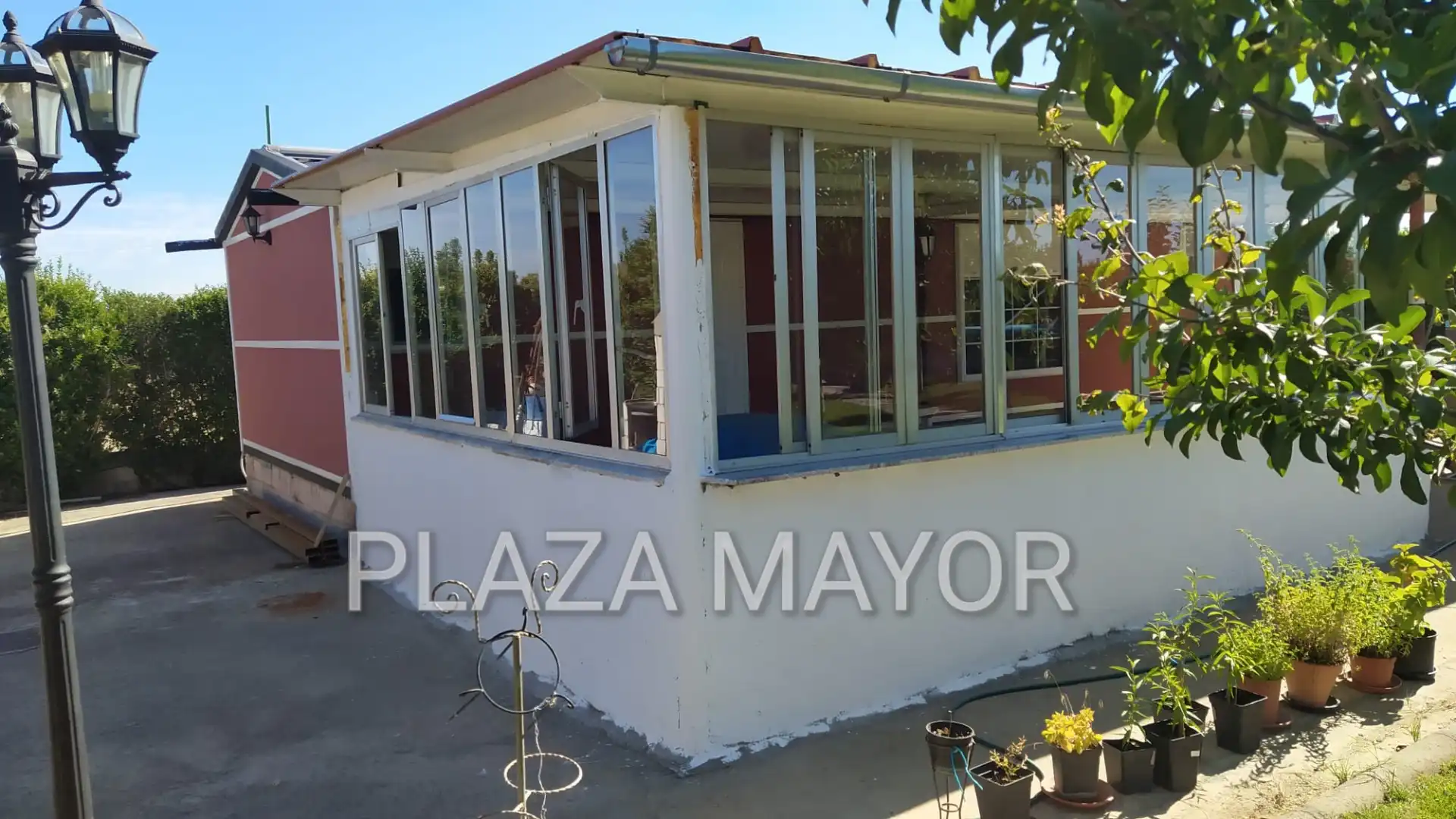 Vista exterior de Casa o chalet en venta en Miranda de Azán con Aire acondicionado, Terraza y Piscina
