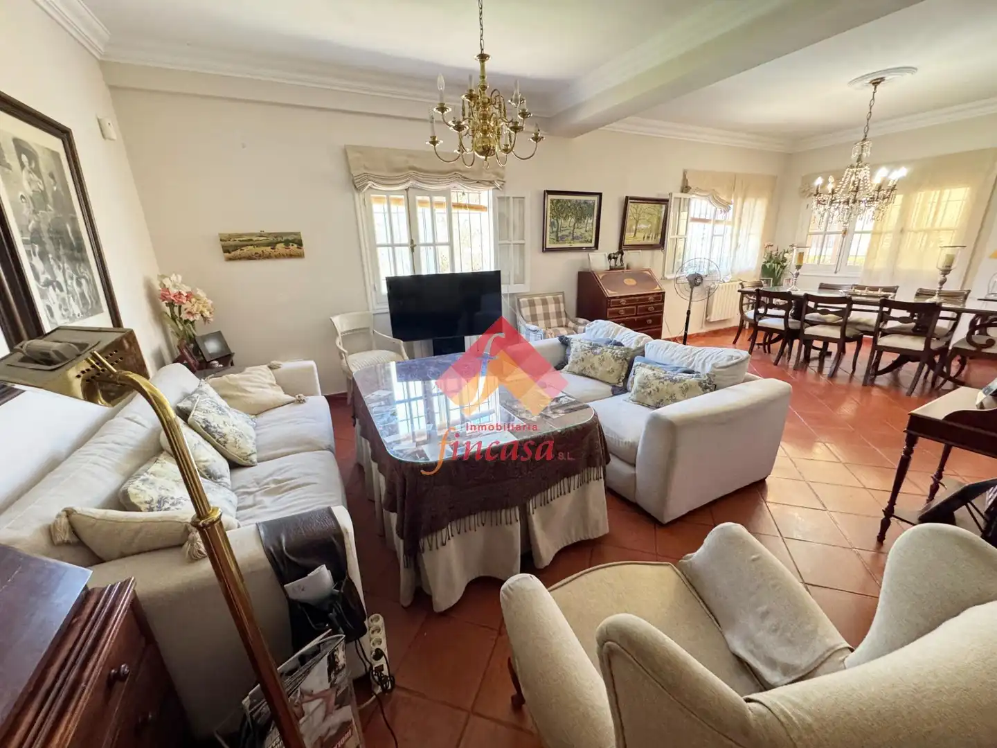Sala de estar de Casa o chalet en venta en Ronda con Calefacción, Jardín privado y Piscina